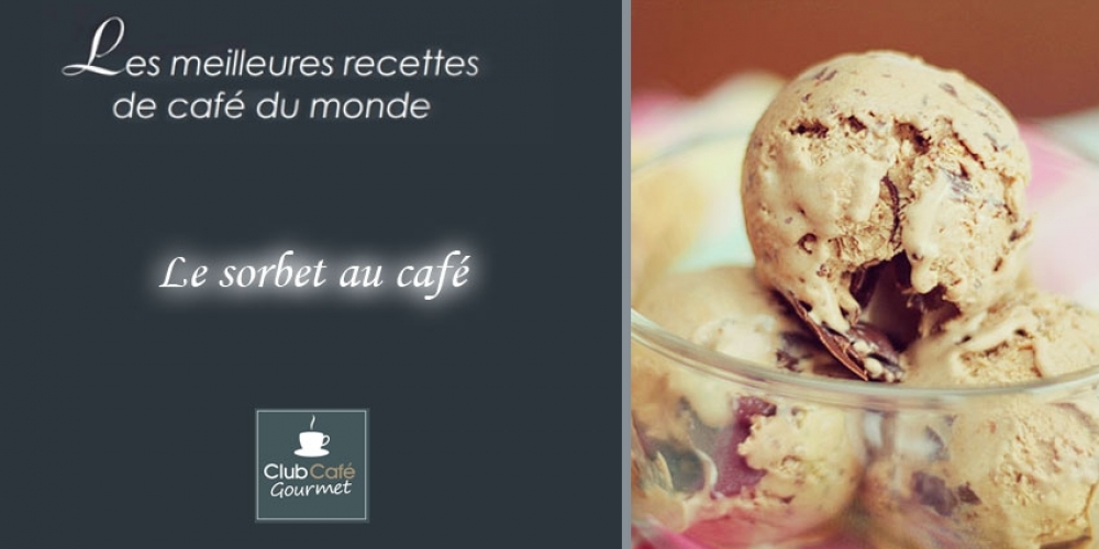 Le sorbet au café