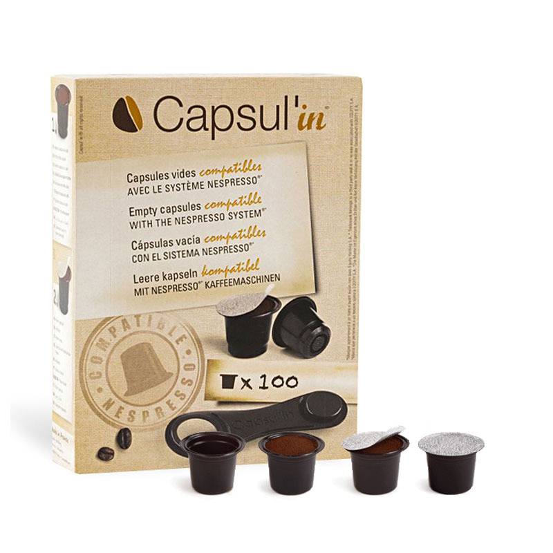 Capsules nespresso® compatibles vides capsul